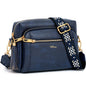 Small Leather Crossbody Bags for Women Anti theft Purses and Handbag Shoulder Hangbag with Wide Strap Tassel