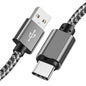 Nylon Data Cable Fast Charger USB A to Type C Charging Cable For Huawei Samsung   Android phone TypeC Charging Device 1M 2M 3M