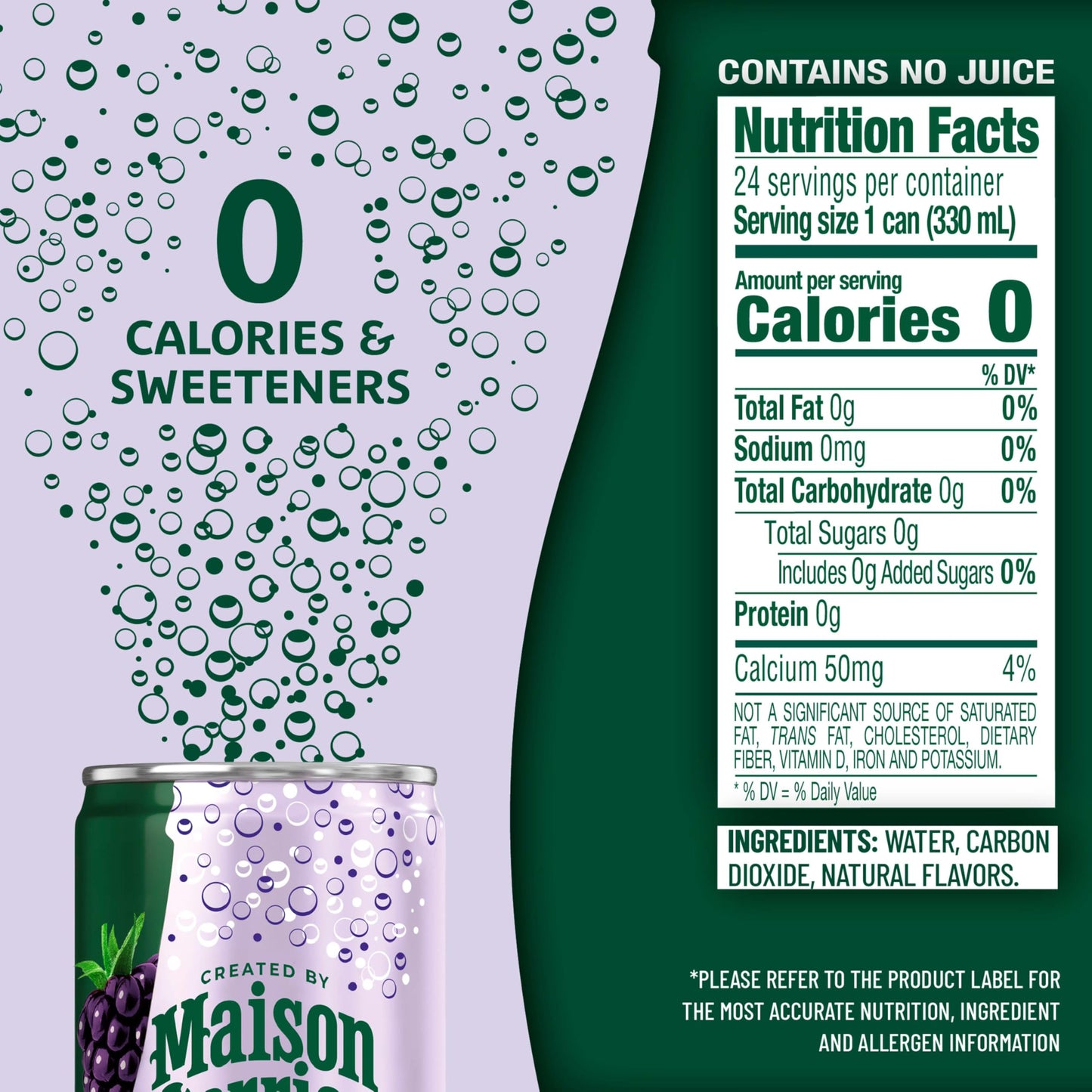 Maison Perrier Ultimate Sparkling Water, 11.15 Fl Oz Cans, 8 Count, 3 Pack
