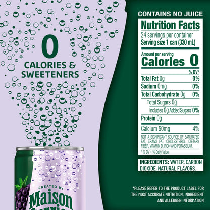 Maison Perrier Ultimate Sparkling Water, 11.15 Fl Oz Cans, 8 Count, 3 Pack