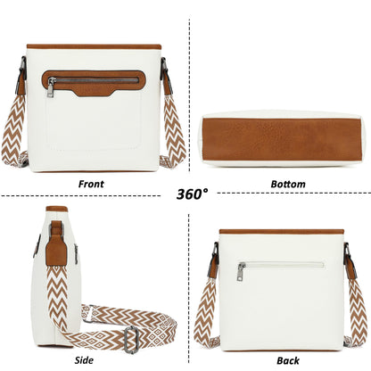 TANTOMI Crossbody Bags for Women Casual Crossbody Purses for Women Travel Shoulder Bag Handbags with Adjustable Strap