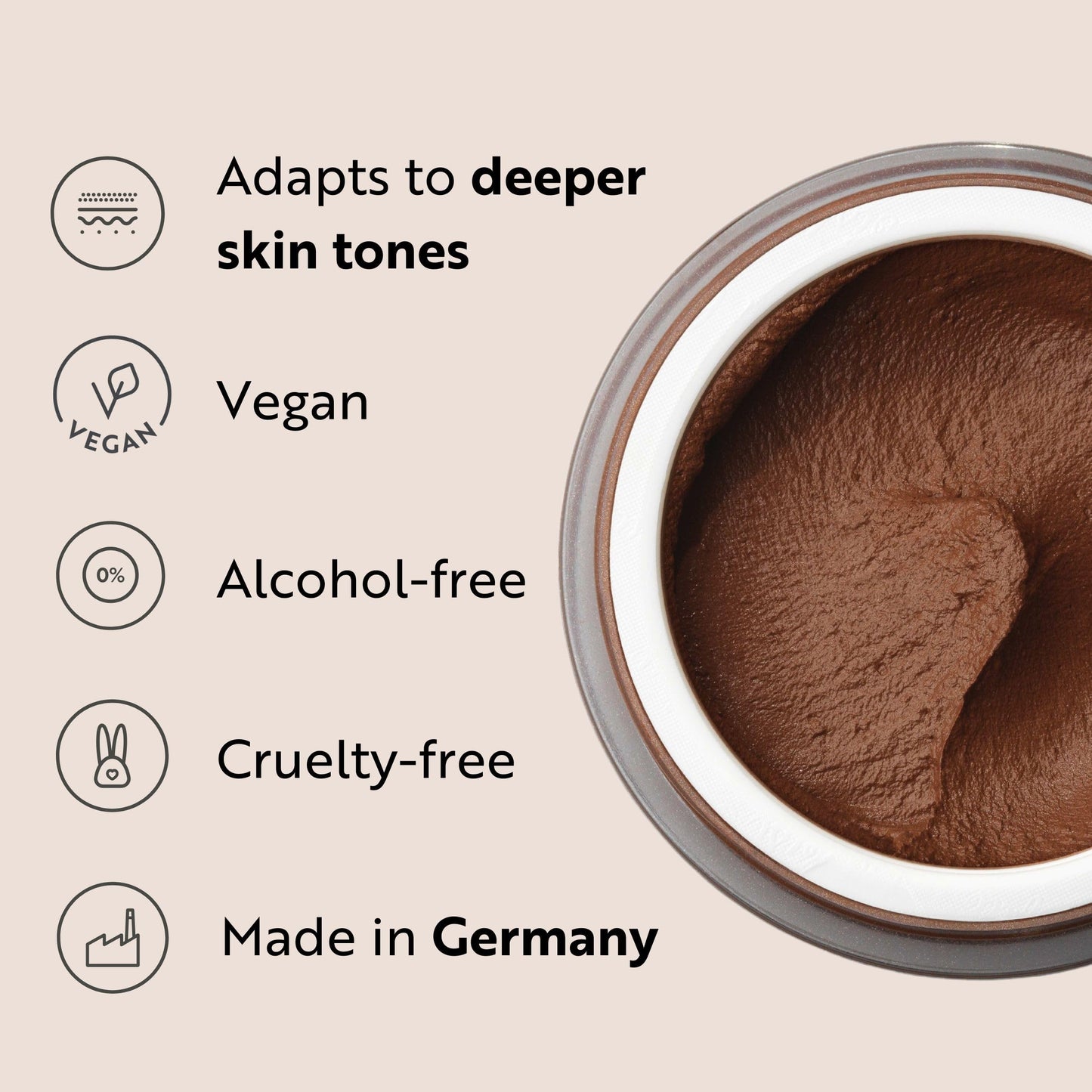 M. Asam Magic Finish Make-up Mousse (1.01 Fl Oz) | 4in1 Primer, Foundation, Concealer & Powder With Buildable Coverage, Hides Redness And Dark Spots, Light To Medium Skin