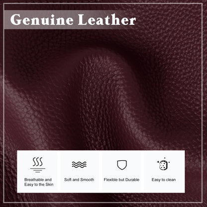 befen Genuine Leather Tote Bag for Women Work, Women's Leather Shoulder Bags Purses Satchel Handbags with Laptop Compartment