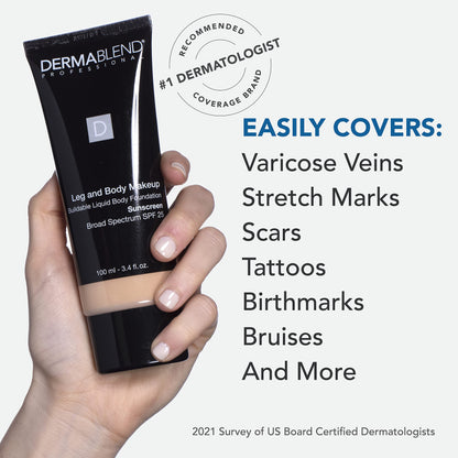 Dermablend Leg and Body Makeup Foundation with SPF 25
