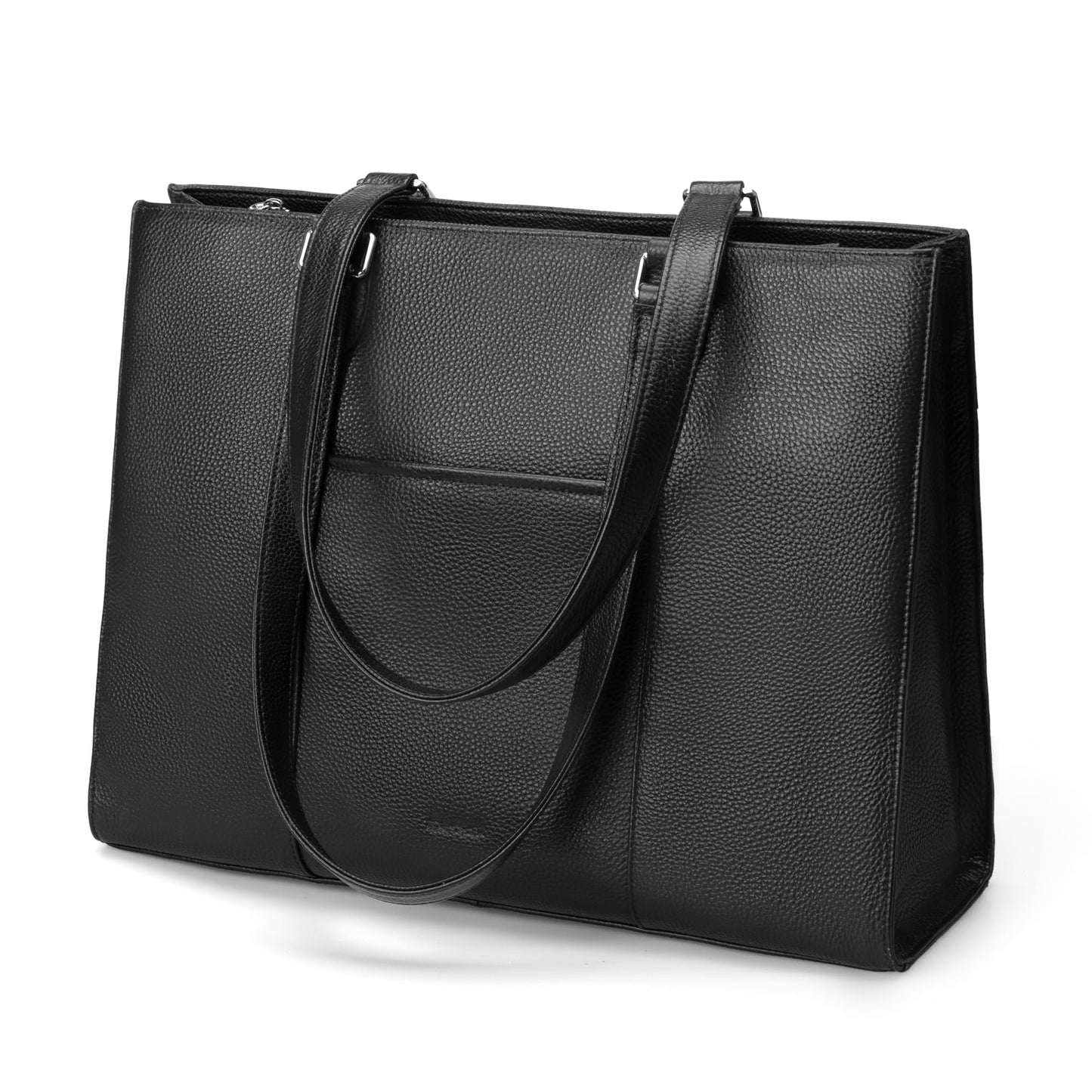 befen Genuine Leather Tote Bag for Women Work, Women's Leather Shoulder Bags Purses Satchel Handbags with Laptop Compartment