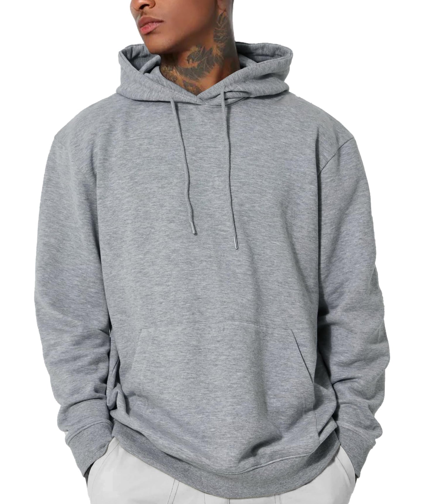 Casual Unisex Hoodies Sweatshirt for Men Women, Comfortable Lightweight Fleece Adult Pullover with Pockets