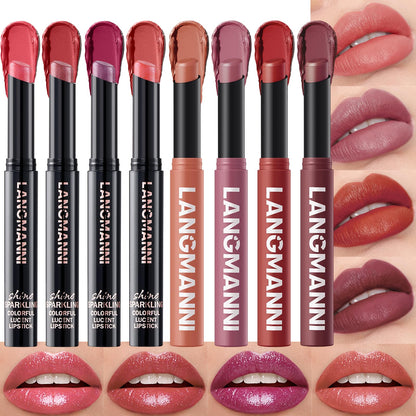 12Pcs Velvet Matte Lipstick Set, Nude to Dark Shades, Long-Lasting,Color A | Highly pigmented matte color, smooth creamy glide, waterproof wear, nude-to-dark tones, ideal for daily makeup or gifting