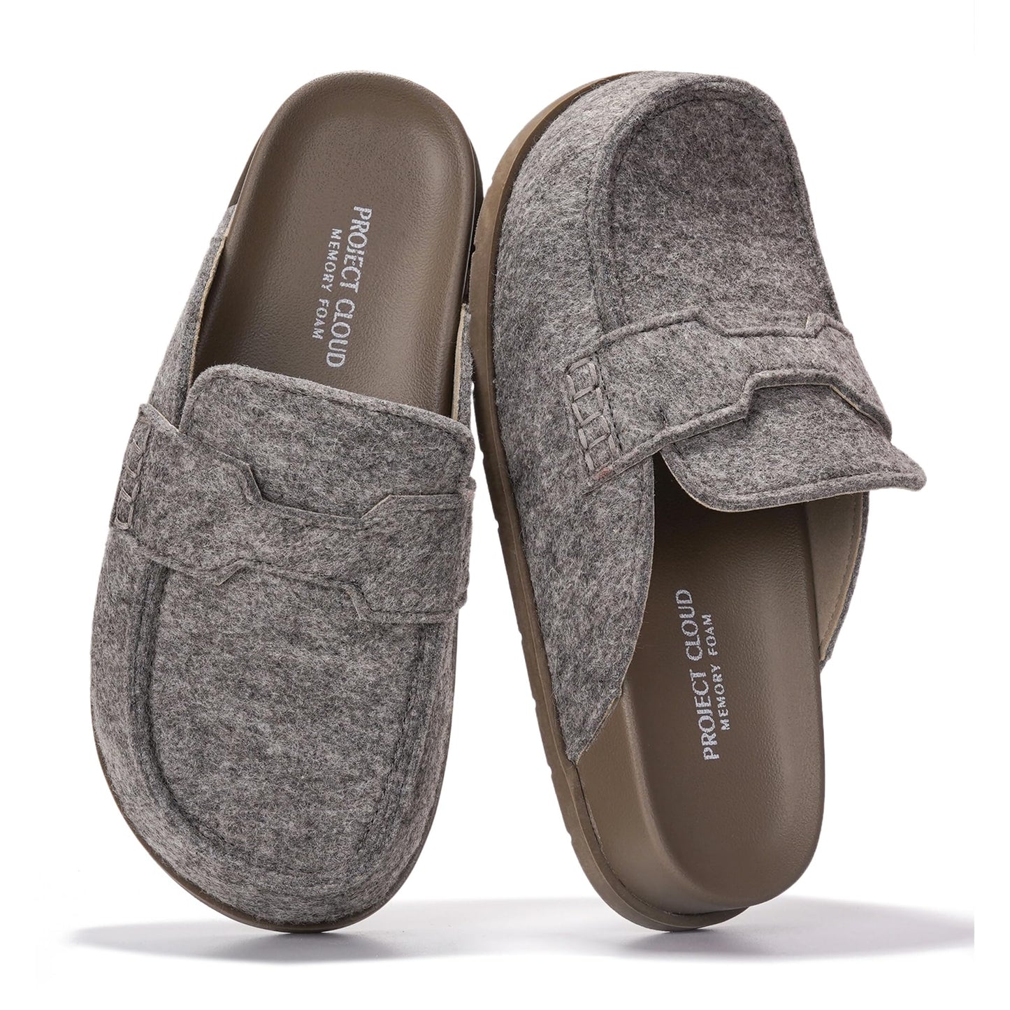 Project Cloud 100% Genuine Leather Slip On Womens Clogs 2026 (Foamy) | Plush & Soft Insole with Arch Support for Comfort; Non Slip Mules & Clogs for Women Footwear; Water Resistant Women Shoes