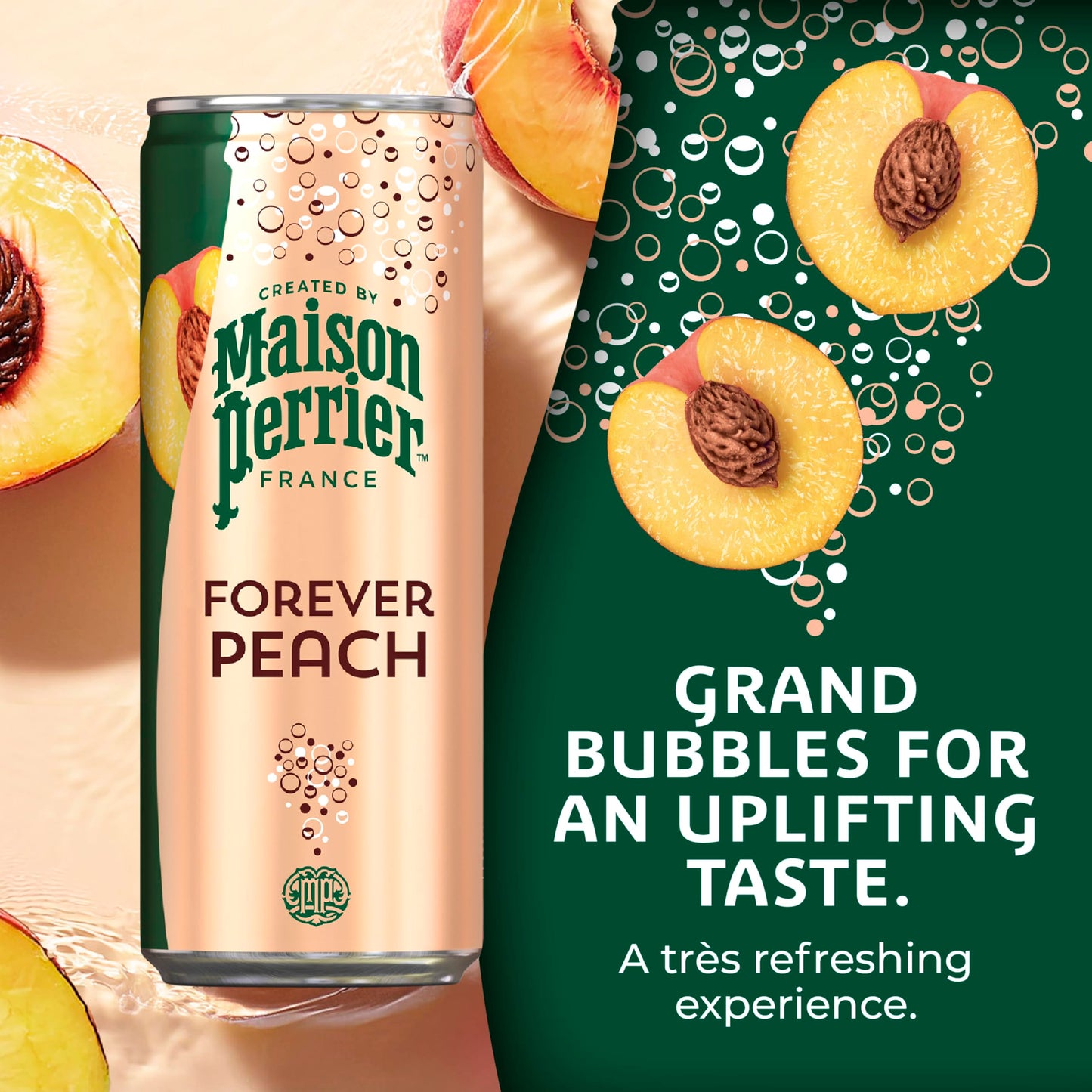 Maison Perrier Ultimate Sparkling Water, 11.15 Fl Oz Cans, 8 Count, 3 Pack