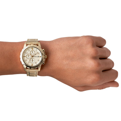 Fossil Men's Watch, Dean Quartz Stainless Steel Chronograph Watch for Men