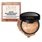 LAURA GELLER NEW YORK Baked Balance-n-Glow Illuminating Powder Foundation – Toffee – Handmade in Italy – Pearl-Infused Satin Finish – Vitamin C Brightening – Buildable Sheer Coverage – For Mature Skin