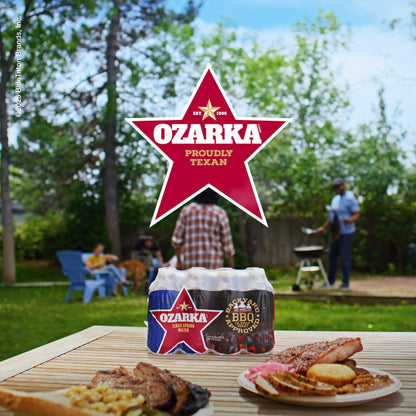 Ozarka Texas Spring Water Bottles, 12 Pack - Still Drinking Water with Naturally Balanced Minerals for a Crisp Clean Taste - 12 Fl Oz