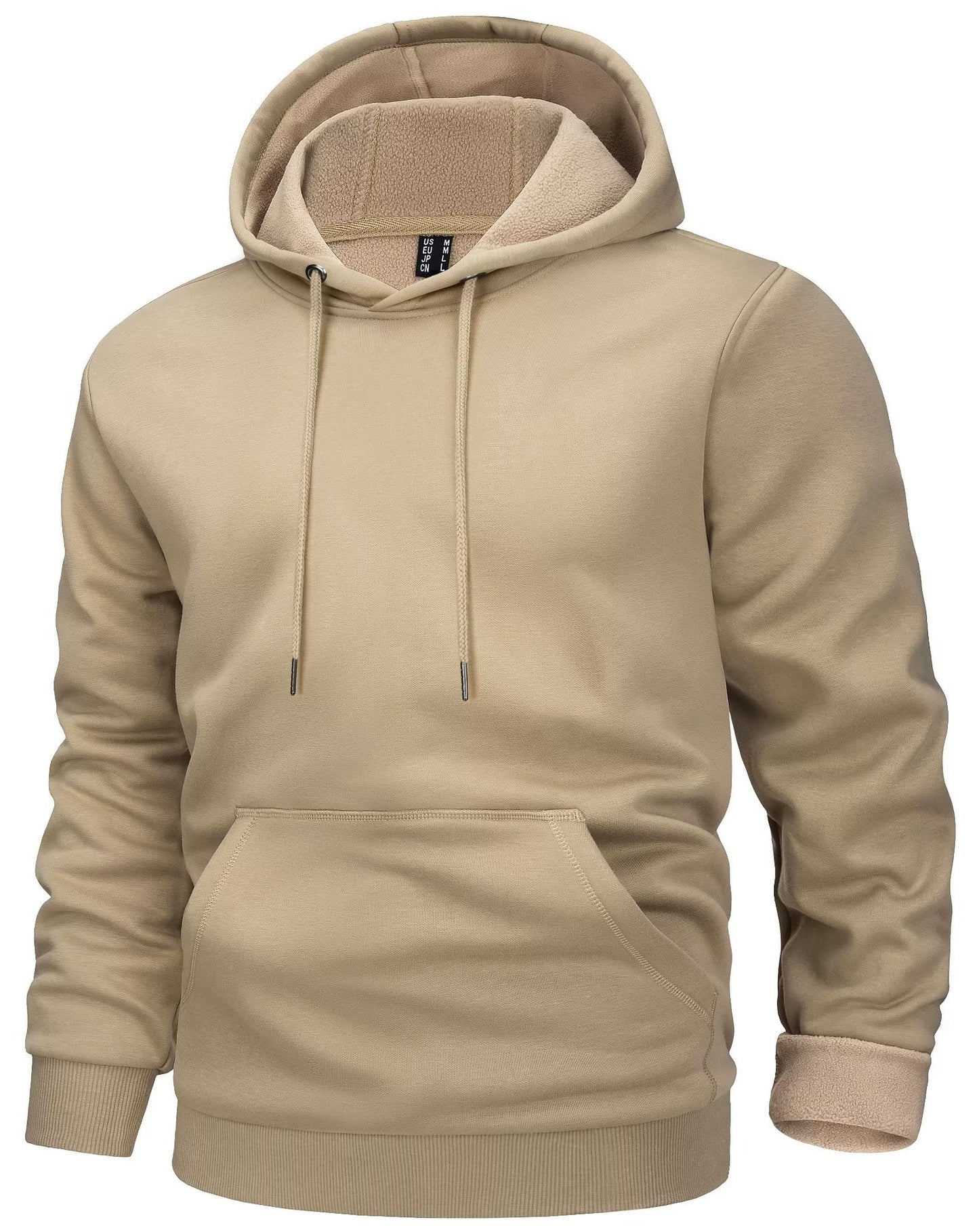 MAGCOMSEN Men's Active Hoodies Fleece Lined Sweatshirts Casual Athletic Workout Pullover With Kangaroo Pocket