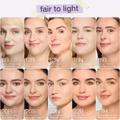 tarte face tape foundation – Full-Coverage 12hr Waterproof Makeup, Hydrating & Smoothing with a Natural Matte Finish for Transfer-Proof Comfortable Long-Wear Foundation, Vegan & Cruelty-Free