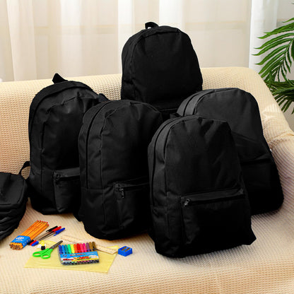 Amylove 12 Pack Backpack in Bulk 17 inch Lightweight Outdoor Travel Bag Classic Bookbags Bulk for Travel Middle High (Colorful,Lovely)