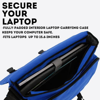 J World New York Thomas Laptop Messenger Bag for Women & Men. Kids Computer Bookbag
