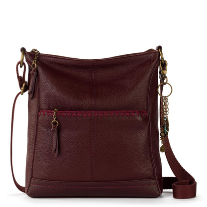 The Sak Lucia Leather Crossbody Purse - Premium Leather Women's Handbag for Everyday & Travel - Cross Body Bag With Zipper