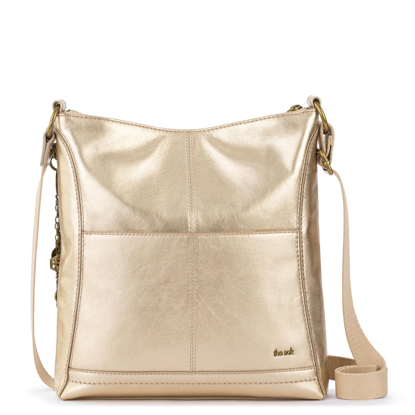 The Sak Lucia Leather Crossbody Purse - Premium Leather Women's Handbag for Everyday & Travel - Cross Body Bag With Zipper