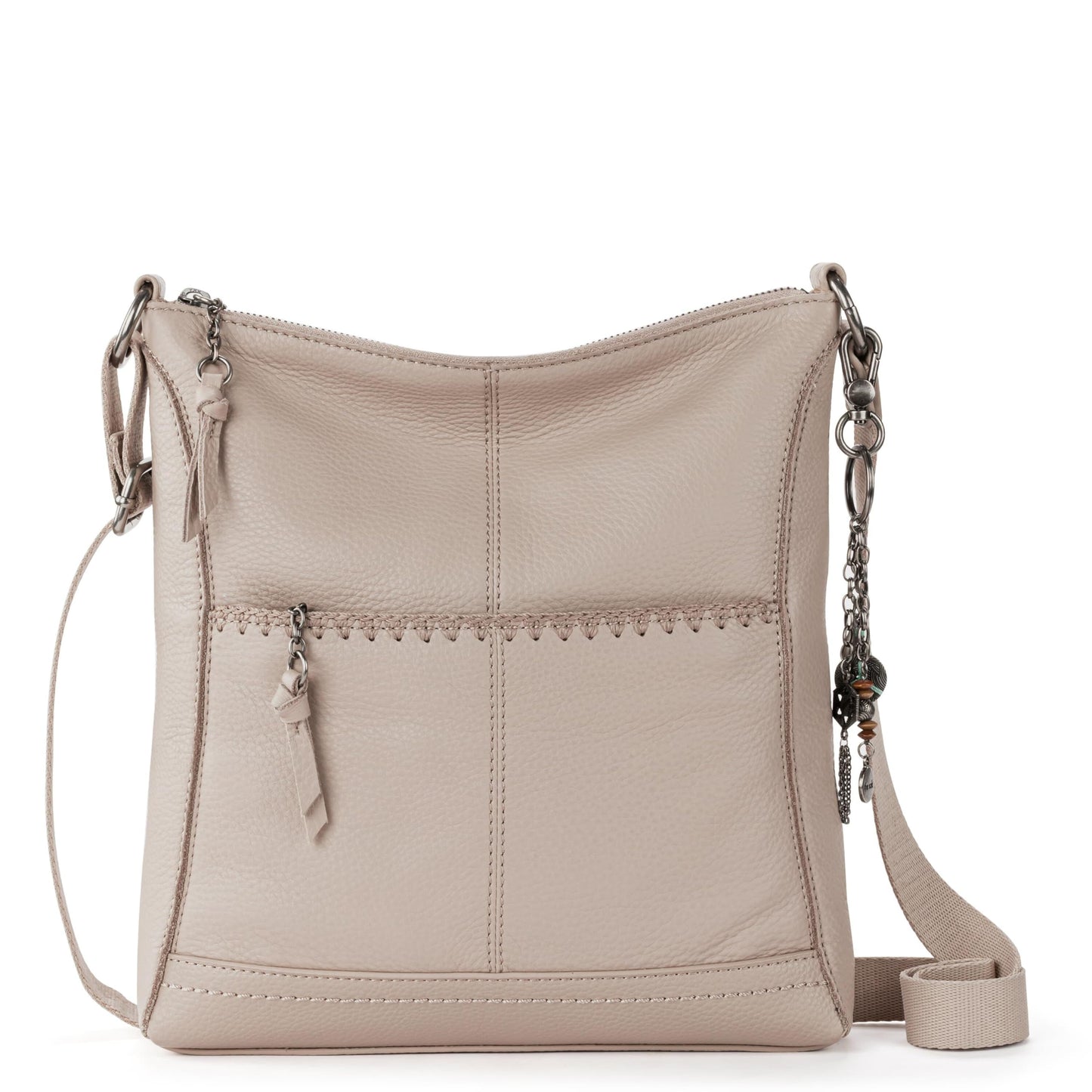 The Sak Lucia Leather Crossbody Purse - Premium Leather Women's Handbag for Everyday & Travel - Cross Body Bag With Zipper