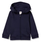 Amazon Essentials Girls and Toddlers' Fleece Zip-Up Hooded Sweatshirt with Lined Hood and Rib Knit Detail
