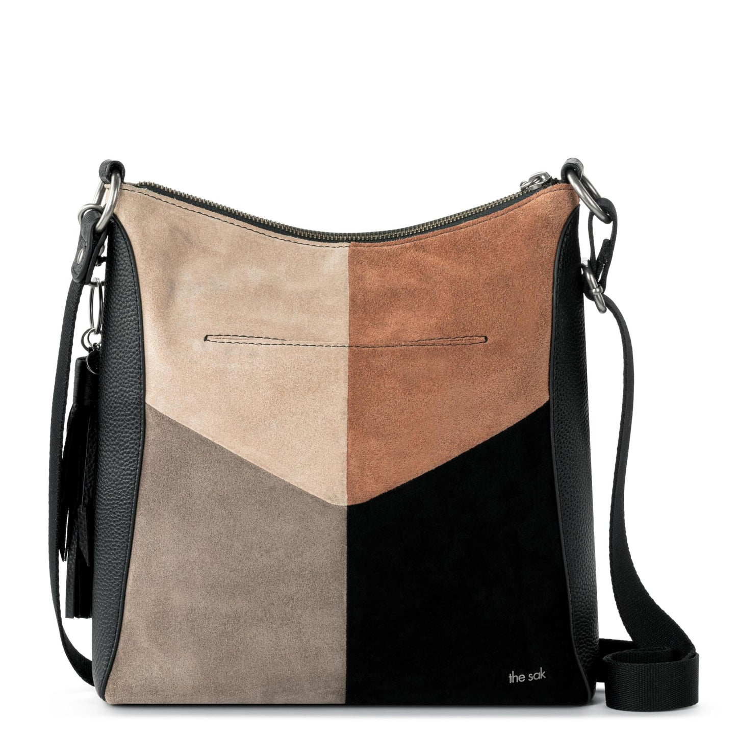 The Sak Lucia Leather Crossbody Purse - Premium Leather Women's Handbag for Everyday & Travel - Cross Body Bag With Zipper