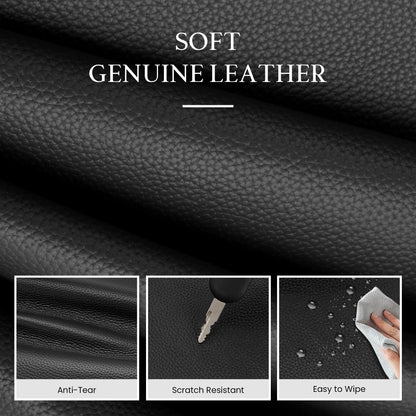 befen Genuine Leather Tote Bag for Women Work, Women's Leather Shoulder Bags Purses Satchel Handbags with Laptop Compartment