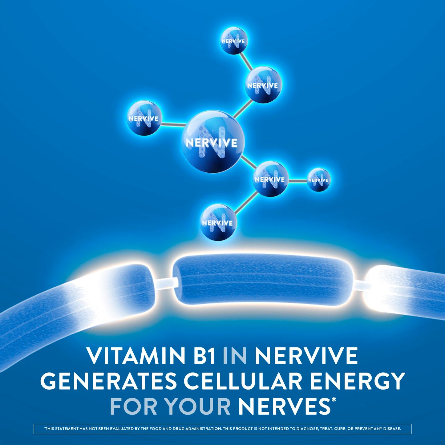 Nervive Nerve Health, Alpha Lipoic Acid, Fortify Nerve Health, Healthy Nerve Function, Healthy Blood Circulation, Supplement, Tablet, 60 Tablets