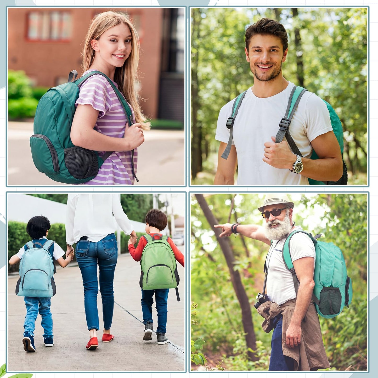 Jexine 10 Pcs Backpacks in Bulk 16.5 Inches Back Pack Basic Backpack for Adult Lightweight Outdoor Travel Book Bags(Sunny Pastel)