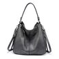 Realer Hobo Crossbody Bags for Women Designer Faux Leather Hobo Handbags Retro Large Size Shoulder Bag Bucket Purse