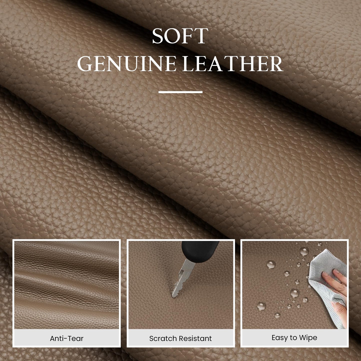 befen Genuine Leather Tote Bag for Women Work, Women's Leather Shoulder Bags Purses Satchel Handbags with Laptop Compartment