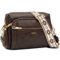 Small Leather Crossbody Bags for Women Anti theft Purses and Handbag Shoulder Hangbag with Wide Strap Tassel