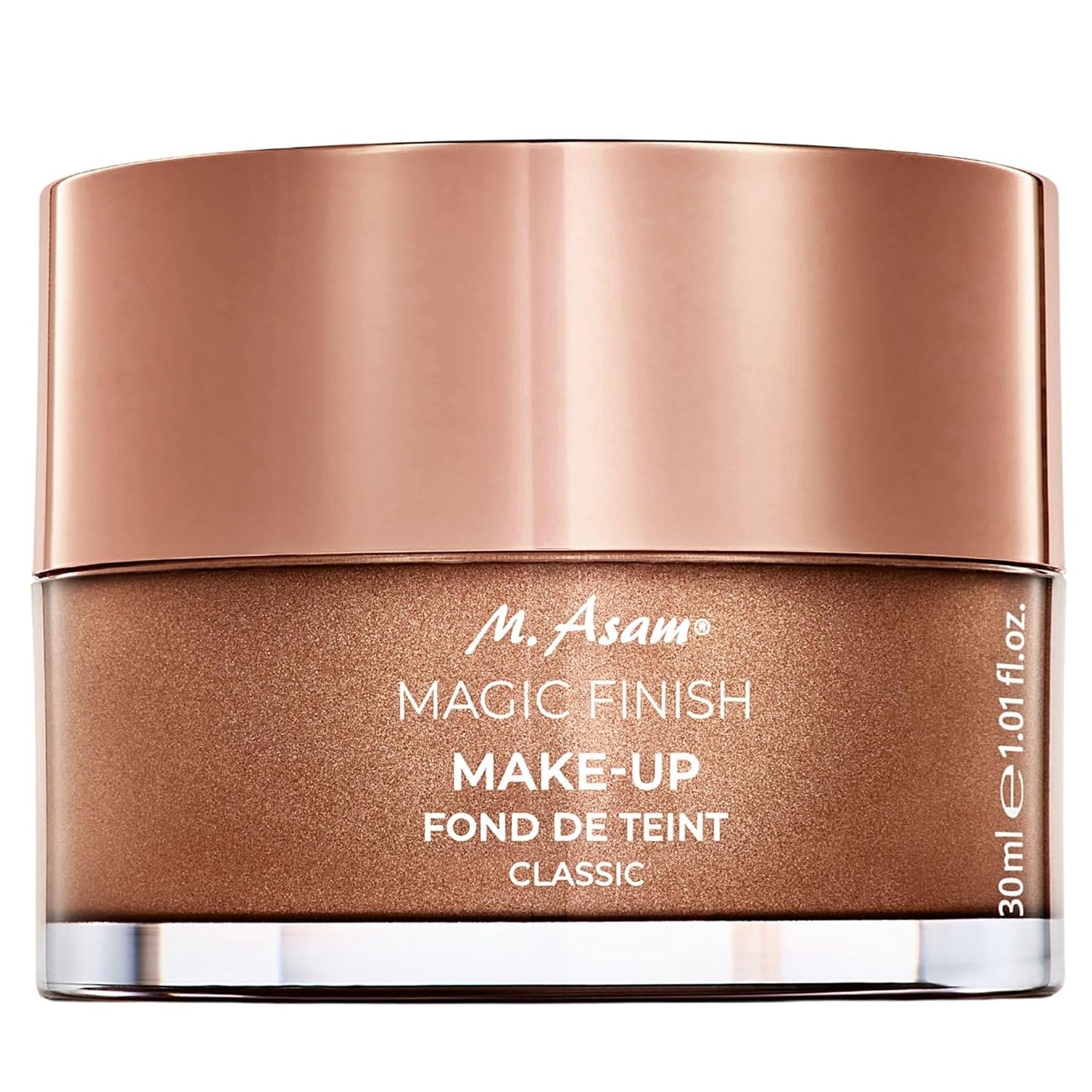 M. Asam Magic Finish Make-up Mousse (1.01 Fl Oz) | 4in1 Primer, Foundation, Concealer & Powder With Buildable Coverage, Hides Redness And Dark Spots, Light To Medium Skin