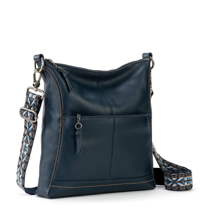 The Sak Lucia Leather Crossbody Purse - Premium Leather Women's Handbag for Everyday & Travel - Cross Body Bag With Zipper