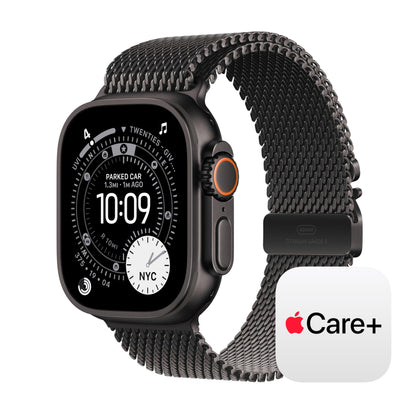 Apple Watch Ultra 3 [GPS + Cellular 49mm] Running & Multisport Smartwatch w/Rugged Titanium Case w/Black Ocean Band. Satellite Communications, Advanced Health & Fitness Tracking