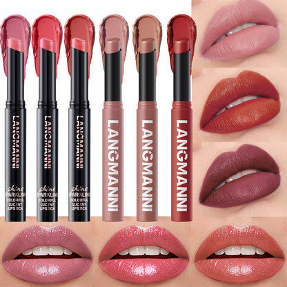 12Pcs Velvet Matte Lipstick Set, Nude to Dark Shades, Long-Lasting,Color A | Highly pigmented matte color, smooth creamy glide, waterproof wear, nude-to-dark tones, ideal for daily makeup or gifting