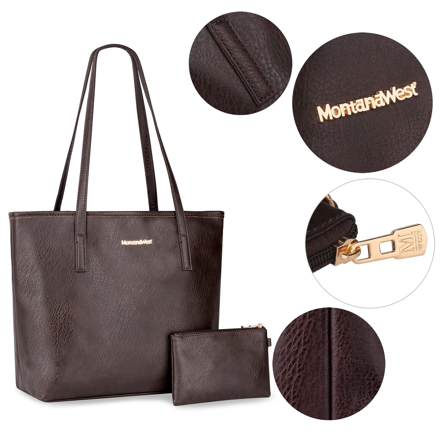 Montana West City Tote Bags Purses and Handbags for Women Causal Bag