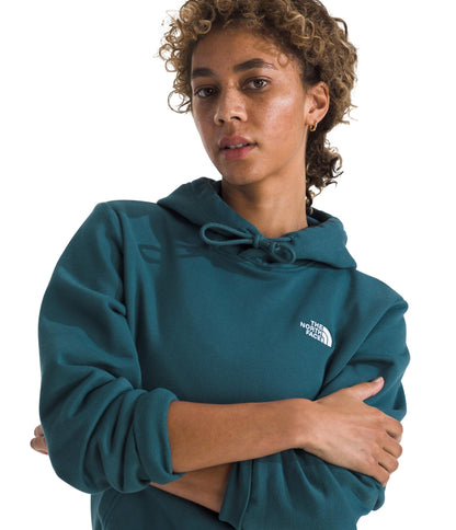 THE NORTH FACE Women's Evolution Simple Dome Hoodie | 2 Piece Hood With Adjustable Drawcord, Kangaroo Pocket