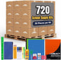 Trailmaker 12 Pack Bulk School Supply Kits | 30 Piece Classroom Supply Sets for Elementary & Middle School | Notebooks, Pencils, Crayons & Essentials | Ideal for Schools, Nonprofits, Charities & Donation Programs