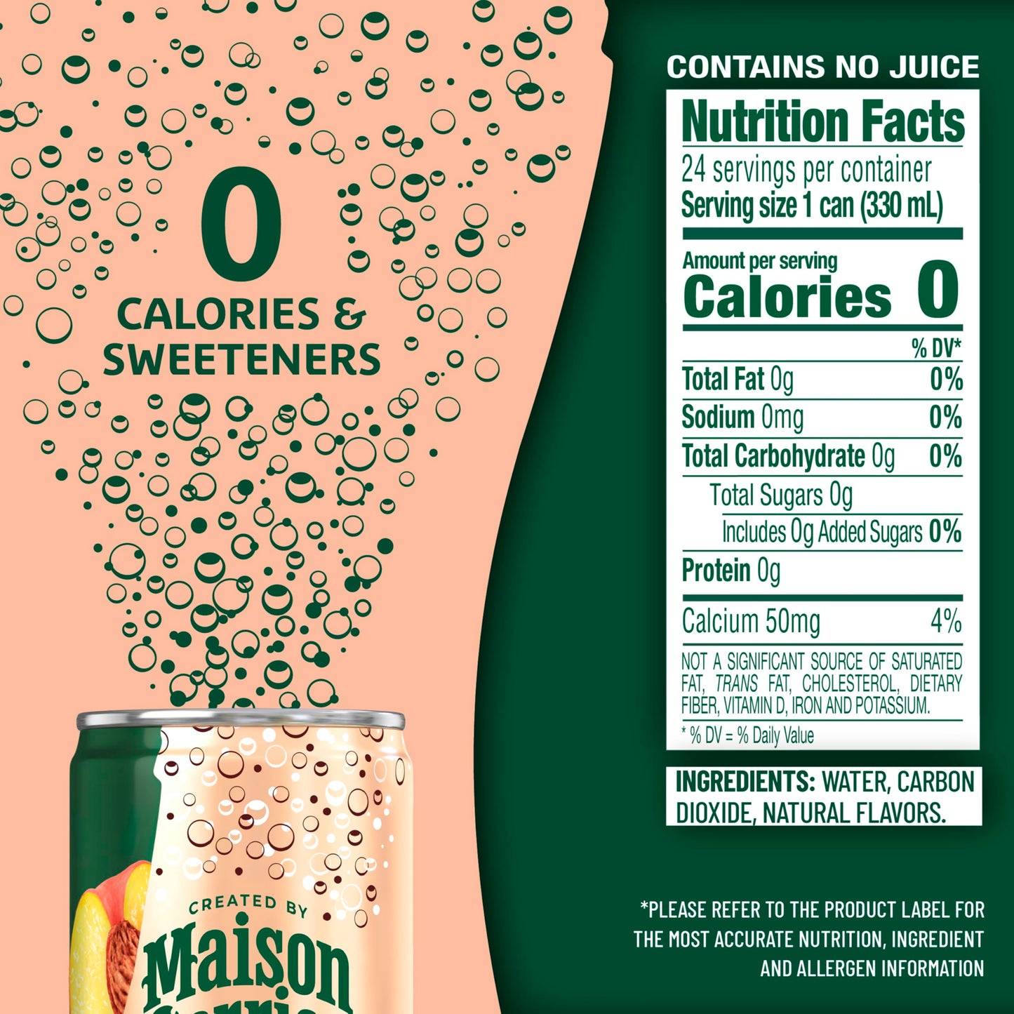 Maison Perrier Ultimate Sparkling Water, 11.15 Fl Oz Cans, 8 Count, 3 Pack