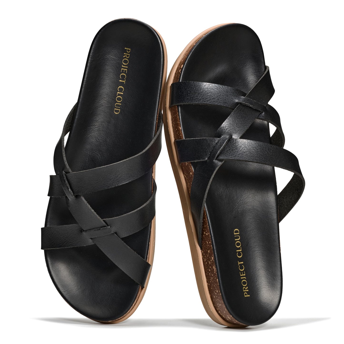 Project Cloud Summer Slides for Women 2026 with Plush and Soft Insole Womens Sandals Comfortable - Non-Slip and Lightweight Sandals Women Footwear