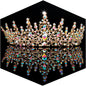 TOBATOBA Silver Wedding Crystal Tiaras and Crowns for Women, Bride Royal Queen Headband Princess Quinceanera Headpieces for Birthday Prom Pageant Party