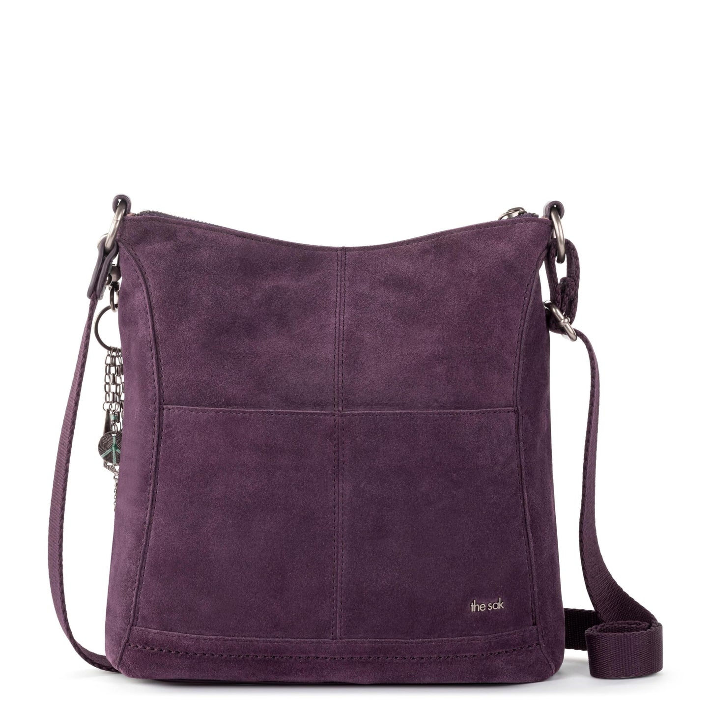 The Sak Lucia Leather Crossbody Purse - Premium Leather Women's Handbag for Everyday & Travel - Cross Body Bag With Zipper