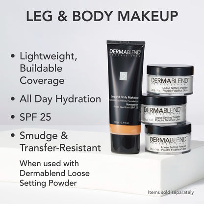Dermablend Leg and Body Makeup Foundation with SPF 25