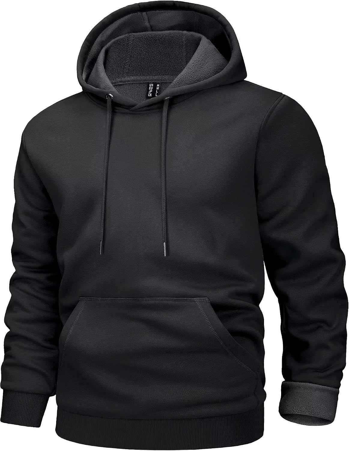 MAGCOMSEN Men's Active Hoodies Fleece Lined Sweatshirts Casual Athletic Workout Pullover With Kangaroo Pocket