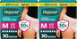 Depend Fresh Protection Adult Diapers, Incontinence Underwear for Women, Disposable, Maximum, XXL, Blush, 44 Count (2 Packs of 22), Packaging May Vary