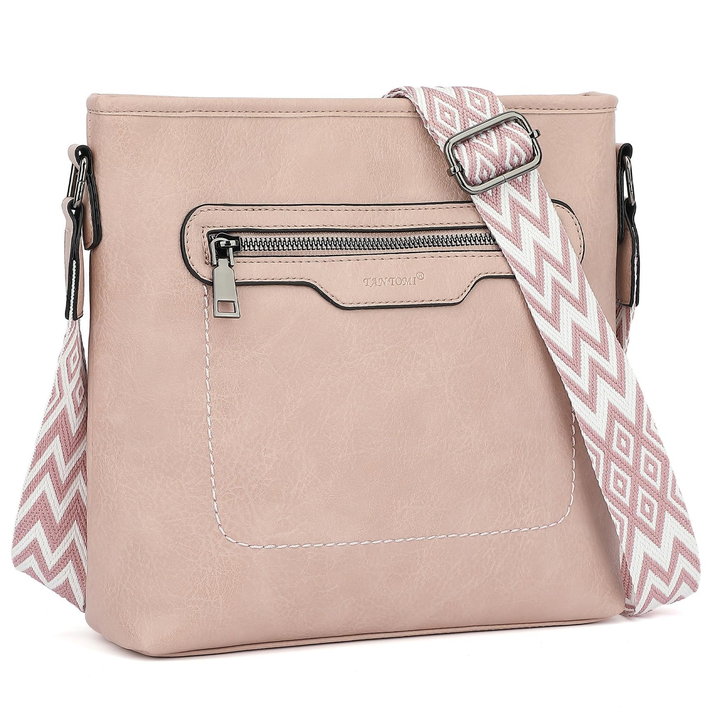 TANTOMI Crossbody Bags for Women Casual Crossbody Purses for Women Travel Shoulder Bag Handbags with Adjustable Strap