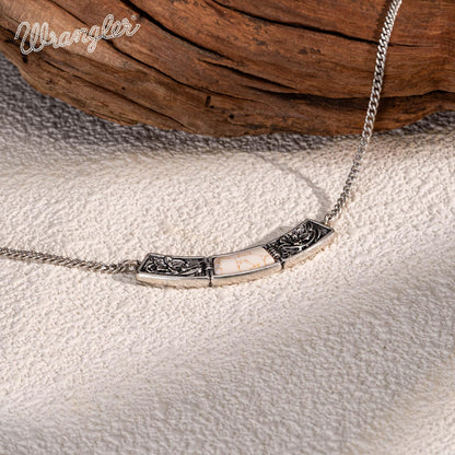 Wrangler Couture Turquoise Jewelry for Women, Western Jewelry Necklace | 14K Gold & Silver Plating, Silver Jewelry Necklace, Country Jewelry with Gift Box
