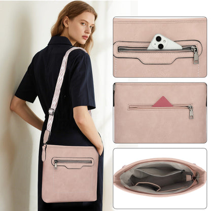 TANTOMI Crossbody Bags for Women Casual Crossbody Purses for Women Travel Shoulder Bag Handbags with Adjustable Strap