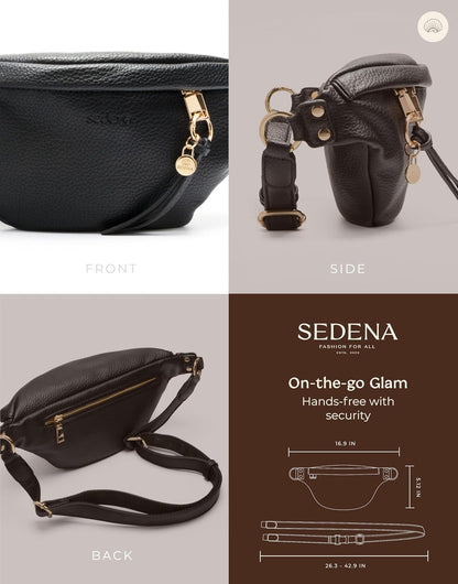 Anti Pickpocket Bag - RFID Crossbody Bag for Travel, Adjustable Strap Multiple Compartments Anti Theft Crossbody Bags for Women Vegan Travel Size Essentials Crossbody Bags for Women Large Size