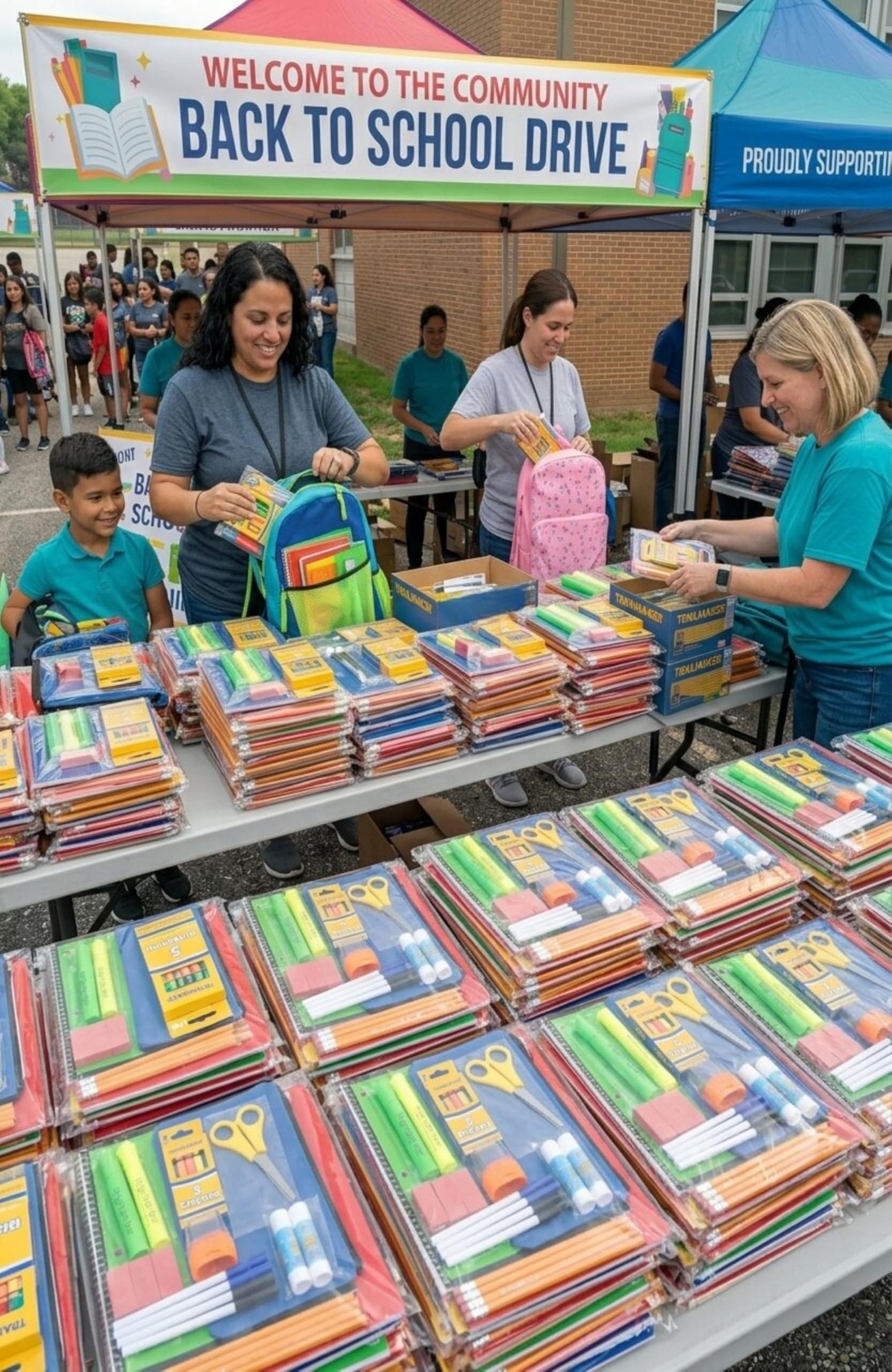 Trailmaker 12 Pack Bulk School Supply Kits | 30 Piece Classroom Supply Sets for Elementary & Middle School | Notebooks, Pencils, Crayons & Essentials | Ideal for Schools, Nonprofits, Charities & Donation Programs